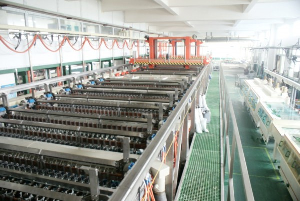 Automatic electroplating line